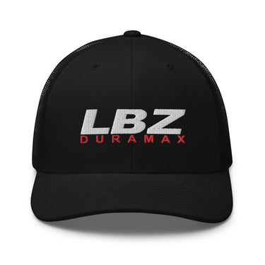 LBZ Duramax Hat Trucker Cap-In-Black-From Aggressive Thread
